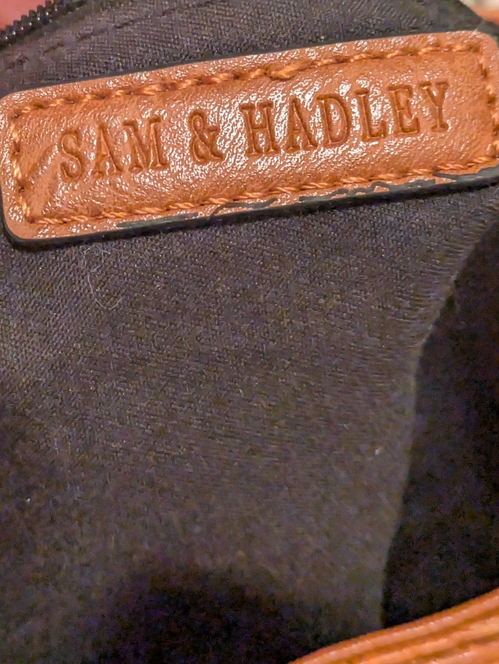 Sam & Hadley Embossed Crossbody Bag - Western - Boho Style - Brown - Picture 10 of 11